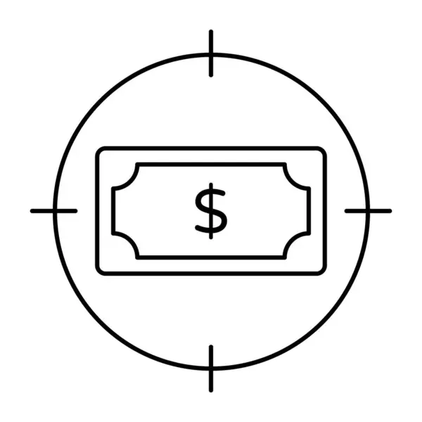 Para Hedefinin Simge Tasarımı — Stok Vektör