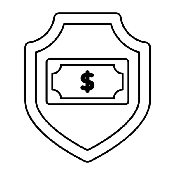 Perfect Design Icon Money Security — Image vectorielle