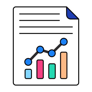 İş raporunun simge tasarımı