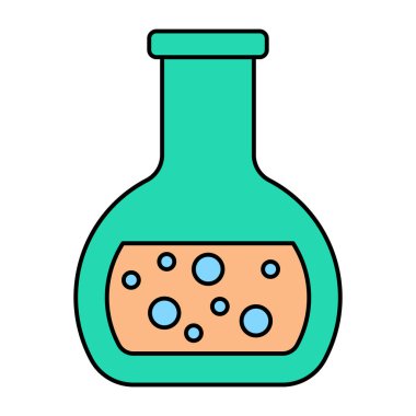      Kimyasal şişenin son moda vektör tasarımı