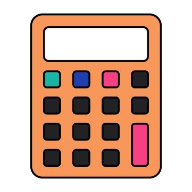 Sayı kırıcı ve hesap makinesinin premium indirme simgesi