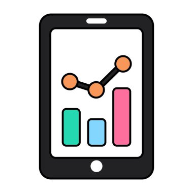 Mobil veri analizlerinin moda tasarım simgesi