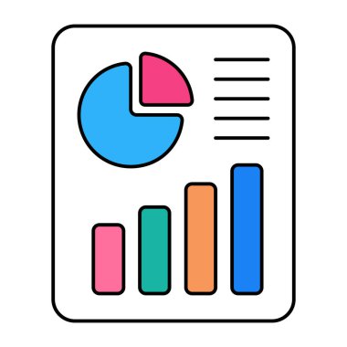 İş raporunun simge tasarımı
