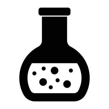      Kimyasal şişenin son moda vektör tasarımı