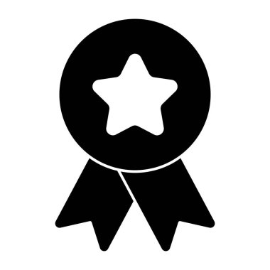 Yıldız rozetinin simge tasarımı