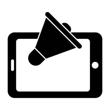 Mobil pazarlamanın premium indirme simgesi