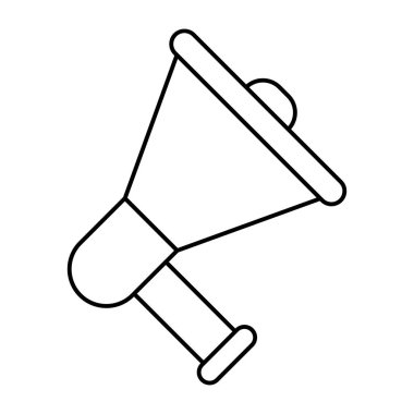 Megafonun modern tasarım simgesi