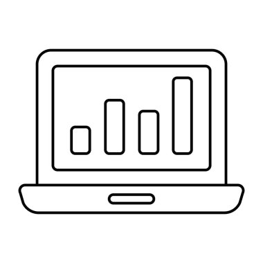 Çevrimiçi veri analizlerinin moda tasarım simgesi