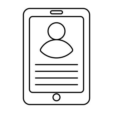 Mobil hesabın mükemmel tasarım simgesi