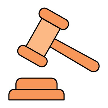 Açık artırmanın düzenlenebilir tasarım simgesi