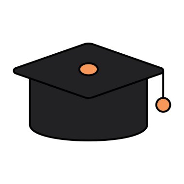 Akademik başlık simgesi, havan tahtasının vektör tasarımı