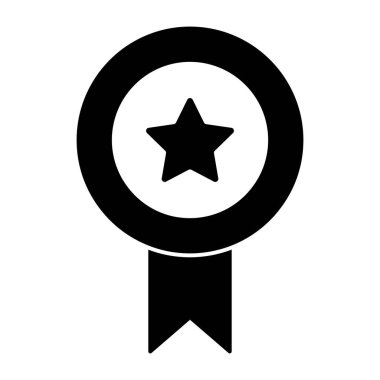 Yıldız rozetinin simge tasarımı