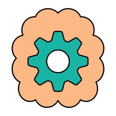 Beyin gelişiminin simge tasarımı