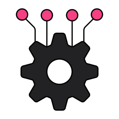 Ağ ayarlarının premimium indirme simgesi