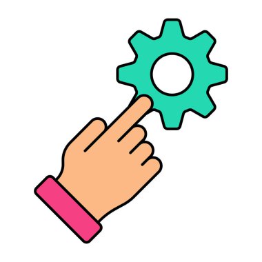 Ayarların modern tasarım simgesi