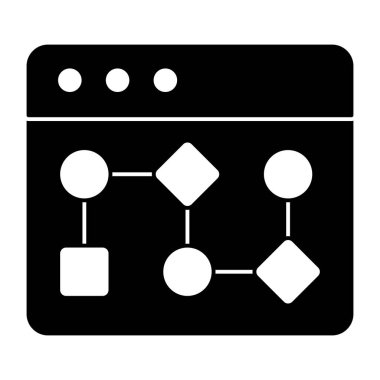 Web hiyerarşisinin eşsiz tasarım simgesi