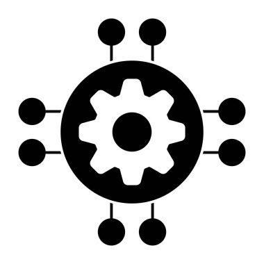 Ağ ayarlarının premimium indirme simgesi