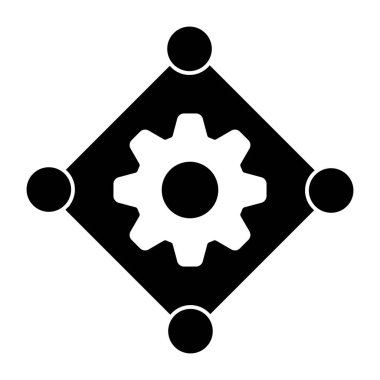 Ağ ayarlarının premimium indirme simgesi