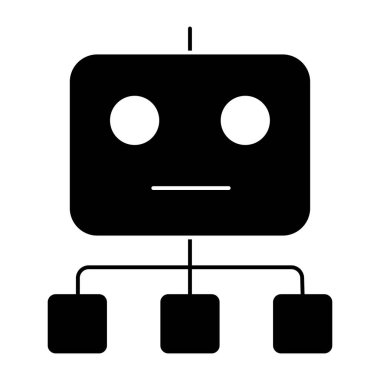 Robotun son moda vektör tasarımı