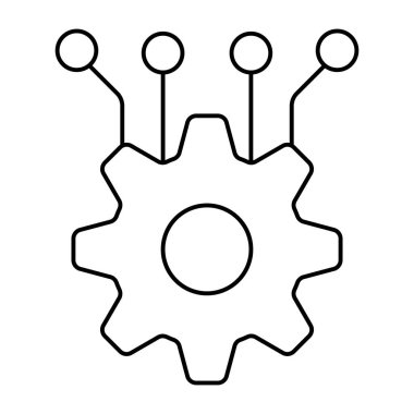 Ağ ayarlarının premimium indirme simgesi