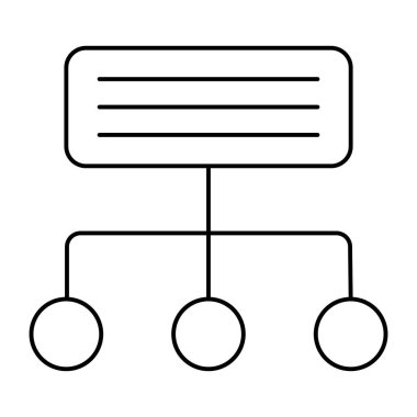 Sohbet ağının trend vektör tasarımı