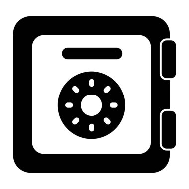 Banka dolabının düzenlenebilir tasarım simgesi