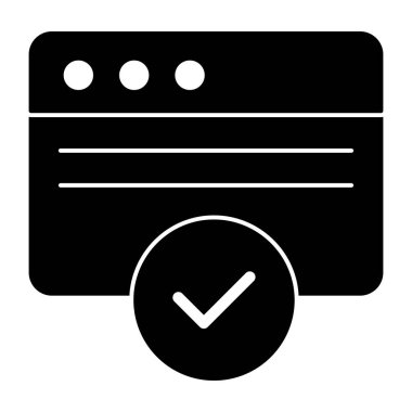 Doğrulanmış web sitesinin moda vektör tasarımı