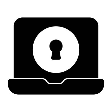 Sistem güvenliğinin premimium indirme simgesi