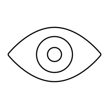 Gözün bir simge tasarımı 