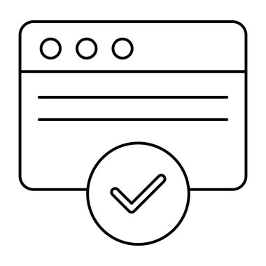 Doğrulanmış web sitesinin moda vektör tasarımı