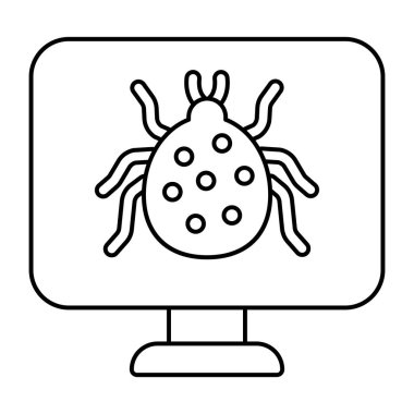 Çevrimiçi hatanın moda vektör tasarımı