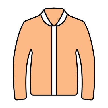 Uzun kollu gömleğin simge tasarımı