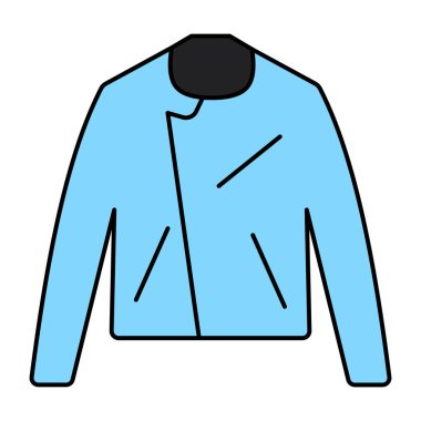 Düz dizaynlı ceket simgesi 