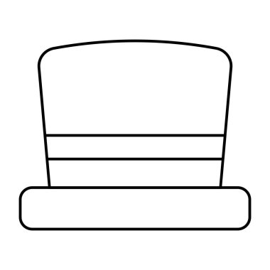 Eşsiz bir şapka tasarımı simgesi 