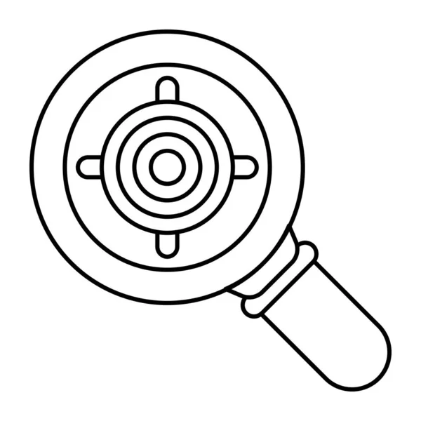 Modern Design Icon Search Target — ストックベクタ