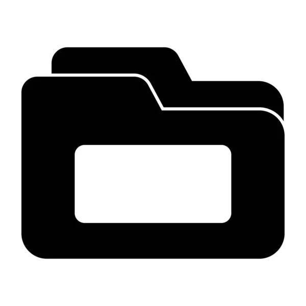 Editable Design Icon Folder — Stock Vector