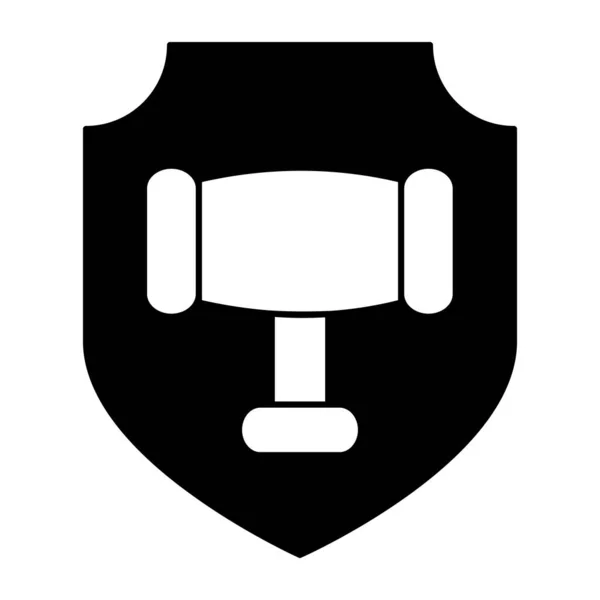 Perfect Design Icon Law Security — стоковый вектор