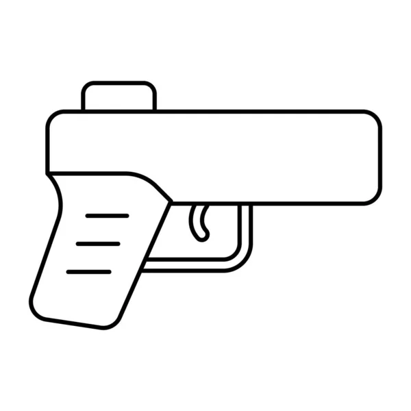 Icono Diseño Moderno Pistola — Vector de stock