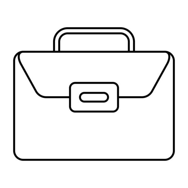 Editable Design Icon Briefcase — Stock Vector