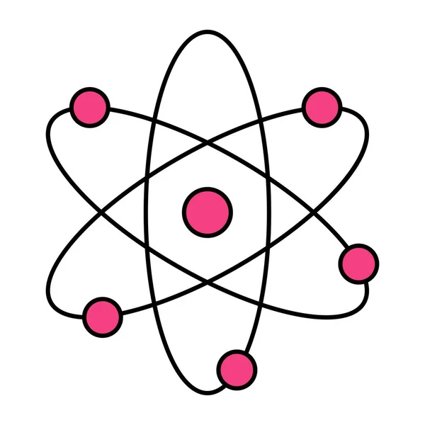 Atomun Eşsiz Tasarım Vektörü — Stok Vektör