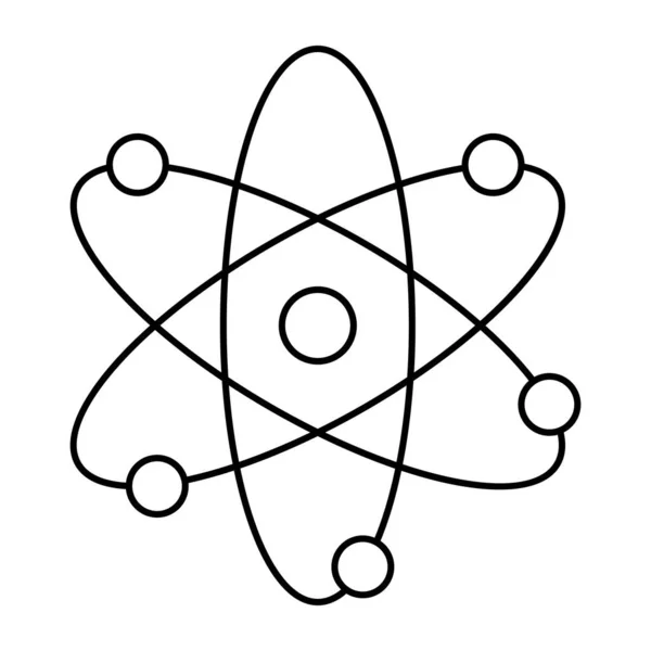 Atomun Eşsiz Tasarım Vektörü — Stok Vektör