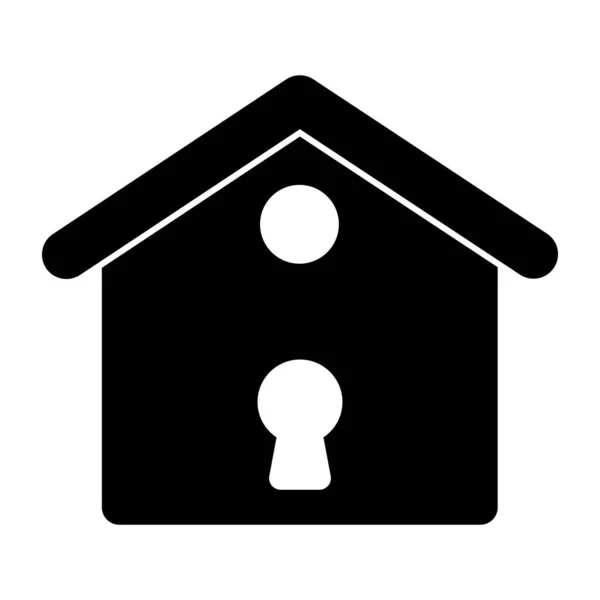 Modern Design Icon Home Security — Stockvektor