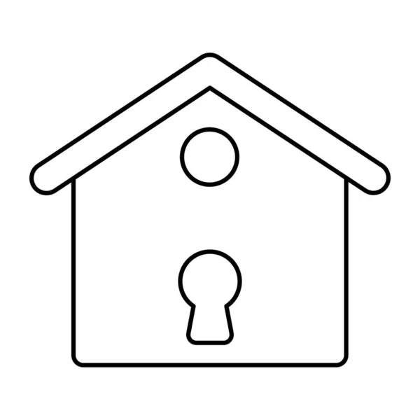 Modern Design Icon Home Security — Image vectorielle