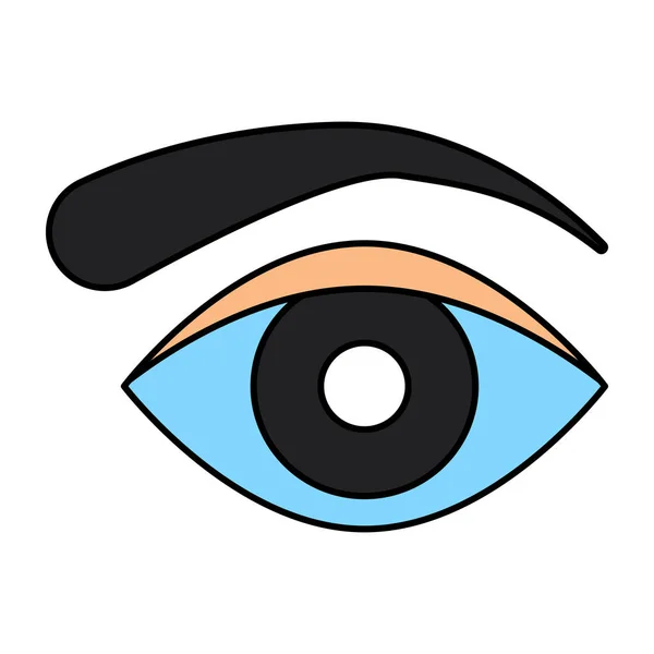 Modern Design Icon Eyebrow — 스톡 벡터