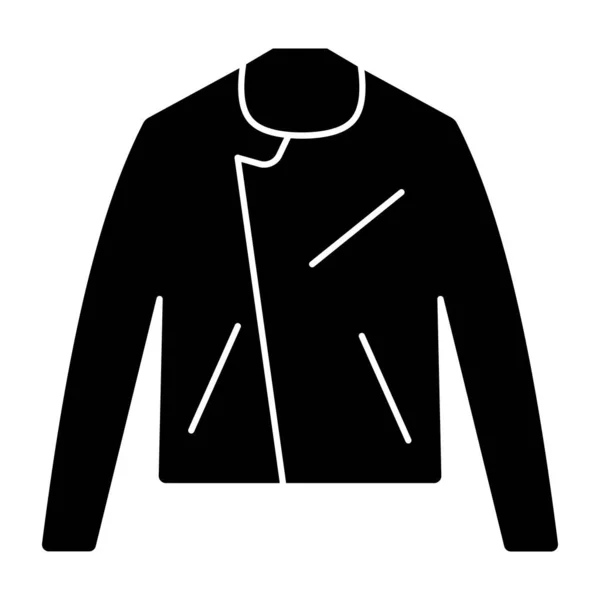 Icon Jacket Solid Design — Stock Vector