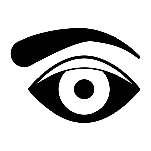 Modern Design Icon Eyebrow — Image vectorielle