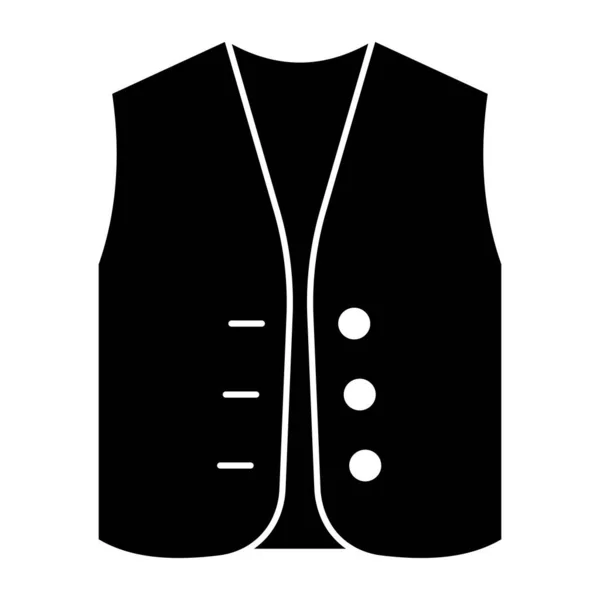 Icon Design Waistcoat — 스톡 벡터