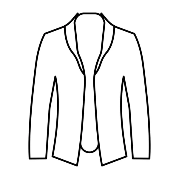 Trendy Vector Design Coat — Vettoriale Stock