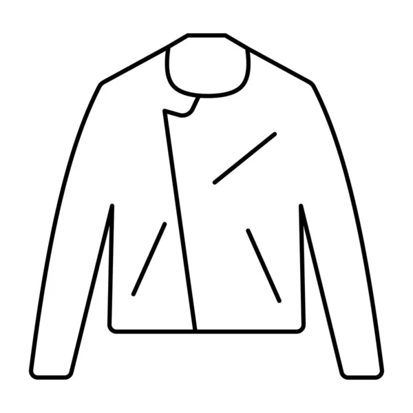 Icon Jacket Linear Design — Stockvector