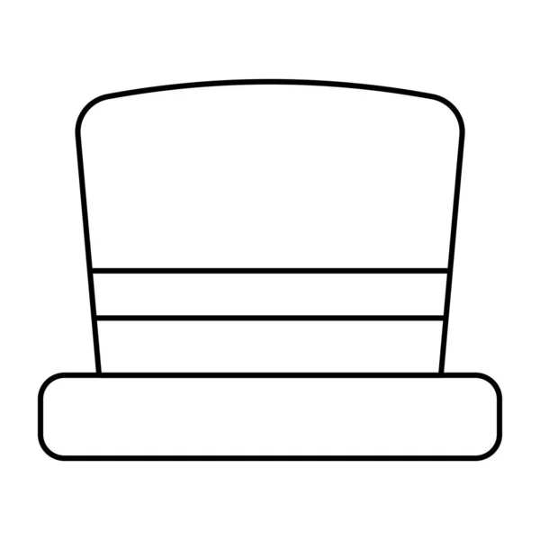 帽子のユニークなデザインのアイコン — ストックベクタ